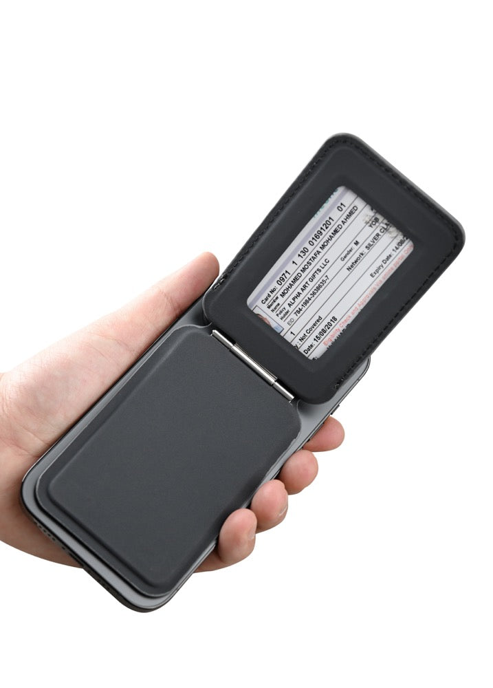 MAG WALLET - Versatile Magnetic Card Holder Wallet with Mobile Stand Functionality