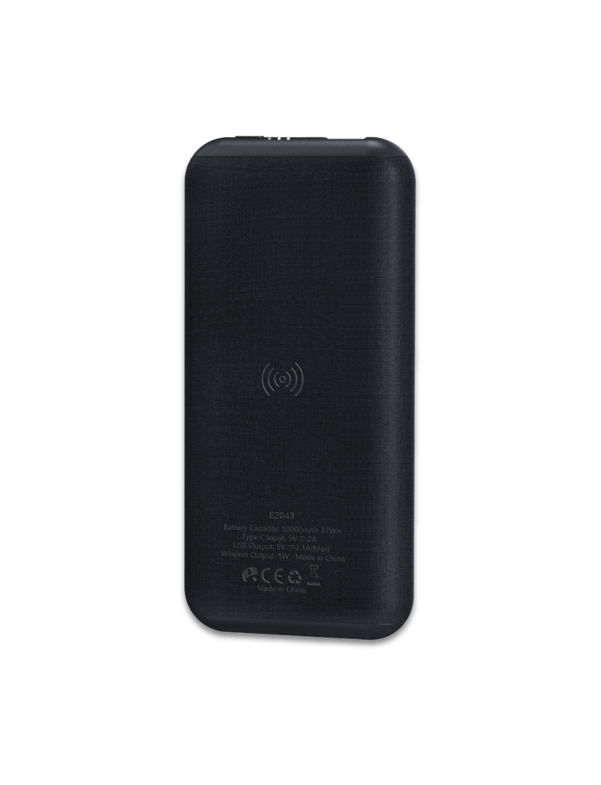 WIRELESS LIGHT UP - 10,000mAh Wireless Power Bank