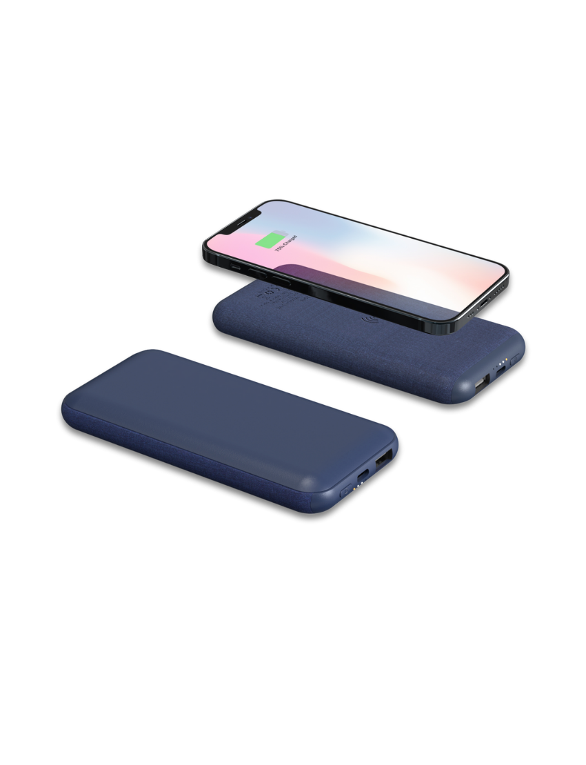 WIRELESS LIGHT UP - 10,000mAh Wireless Power Bank