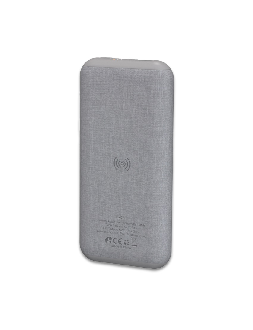 WIRELESS LIGHT UP - 10,000mAh Wireless Power Bank