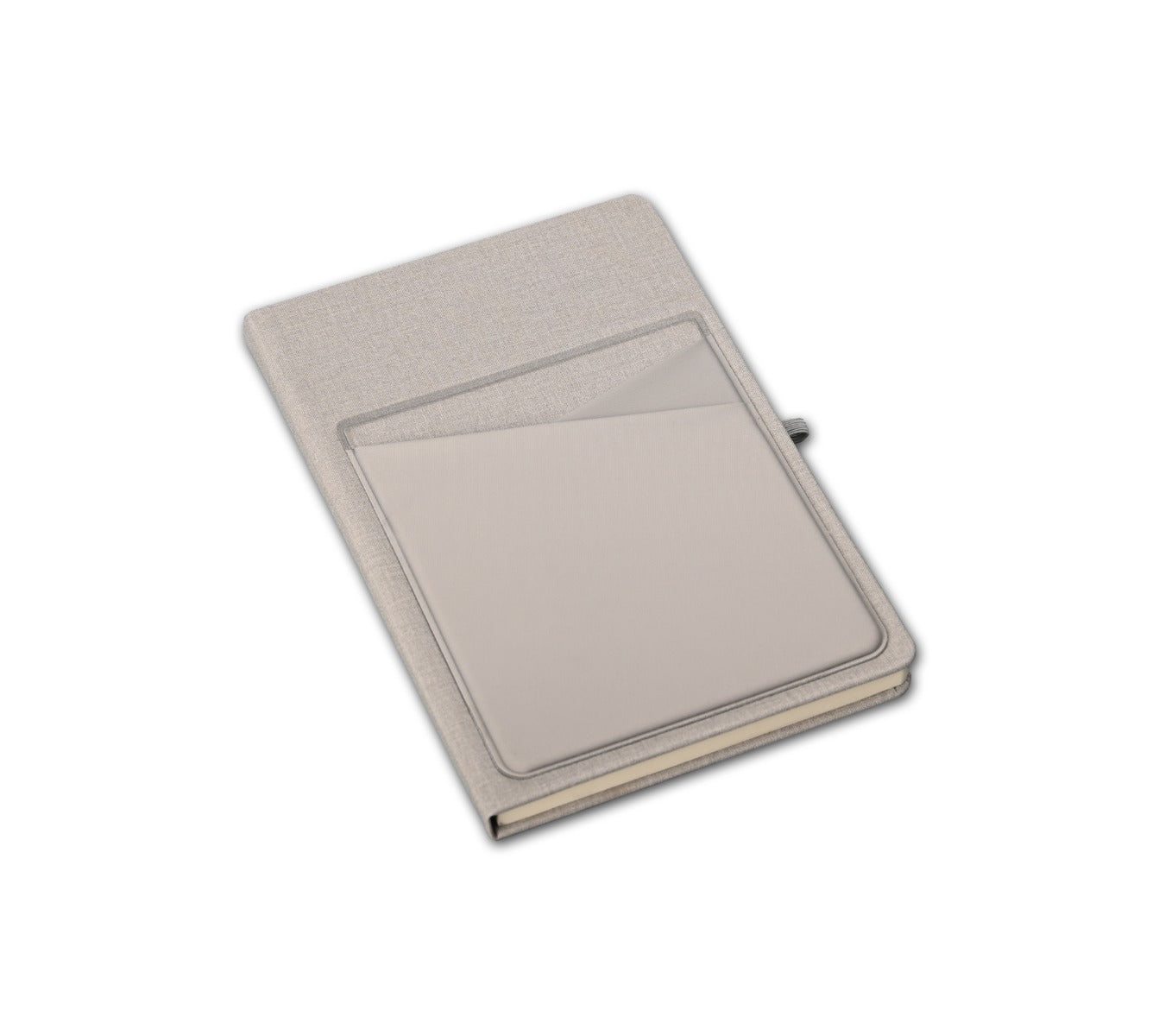 SIMPLE NOTE - A5 Linen Notebook with Lycra Pockets and Pen Holder