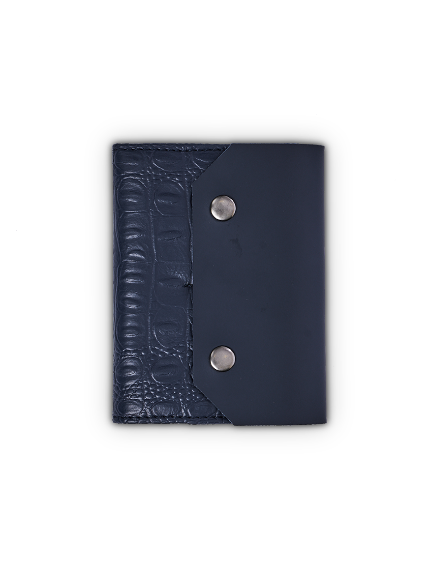 CROCO PASSPORT - Luxurious Crocodile Leatherette Passport Holder with Notepad