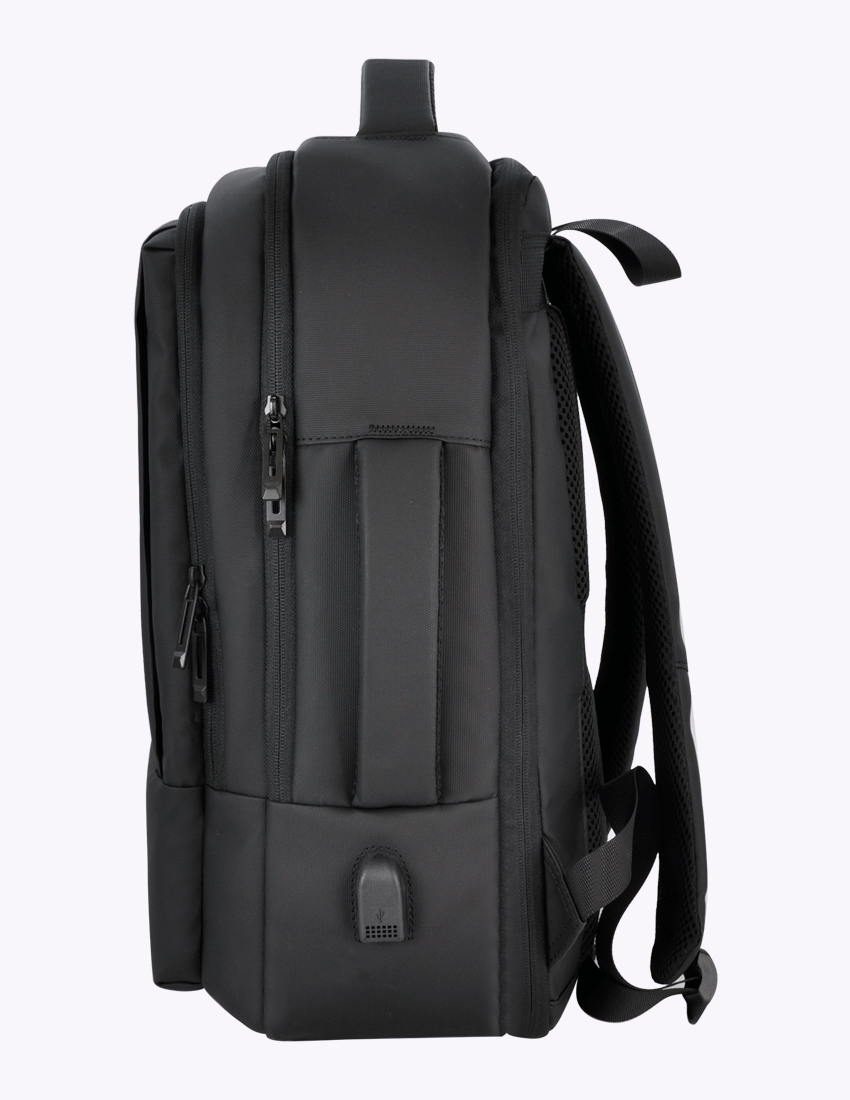TECH TRAVEL BAG - Expandable Waterproof Laptop Backpack with USB Charging