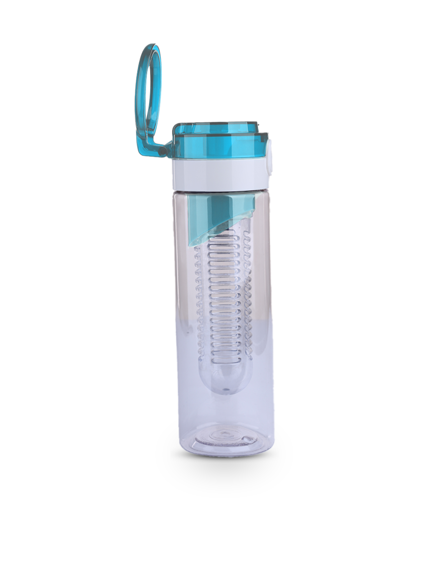 TRITAN BOTTLE - 750ml Transparent Water Bottle with Built-in Filter