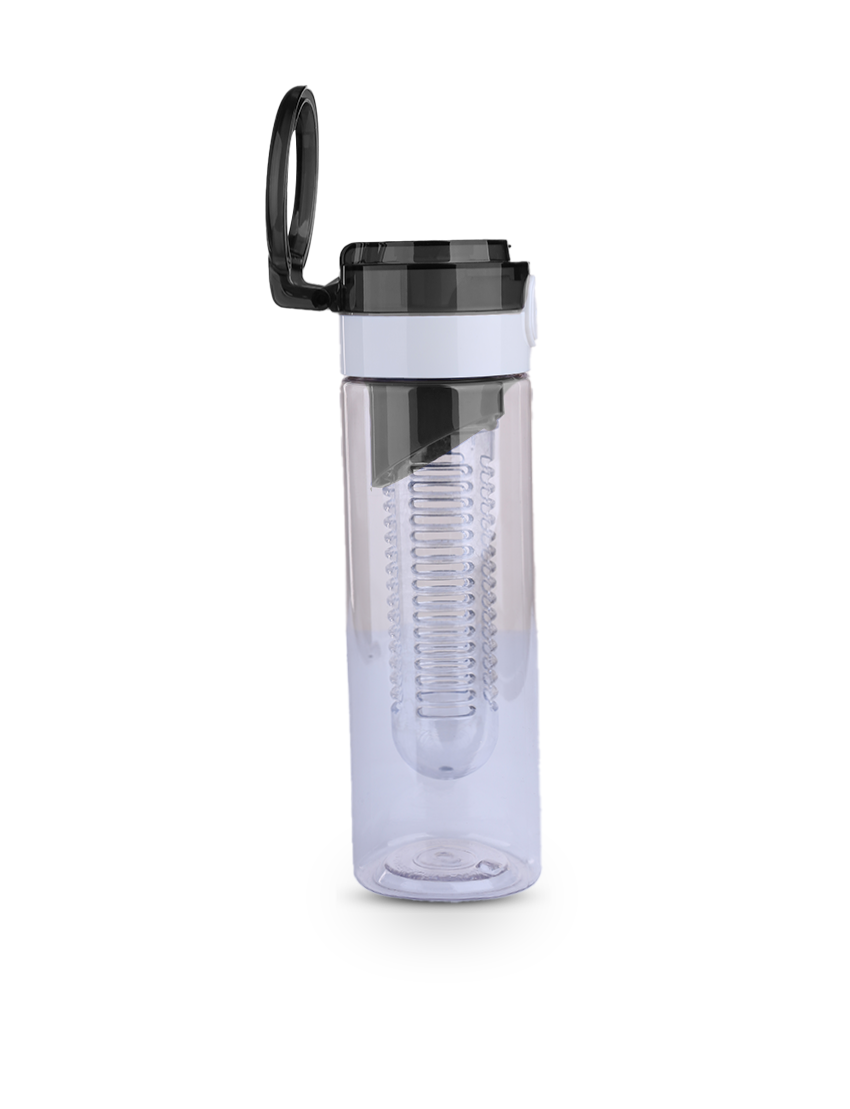 TRITAN BOTTLE - 750ml Transparent Water Bottle with Built-in Filter