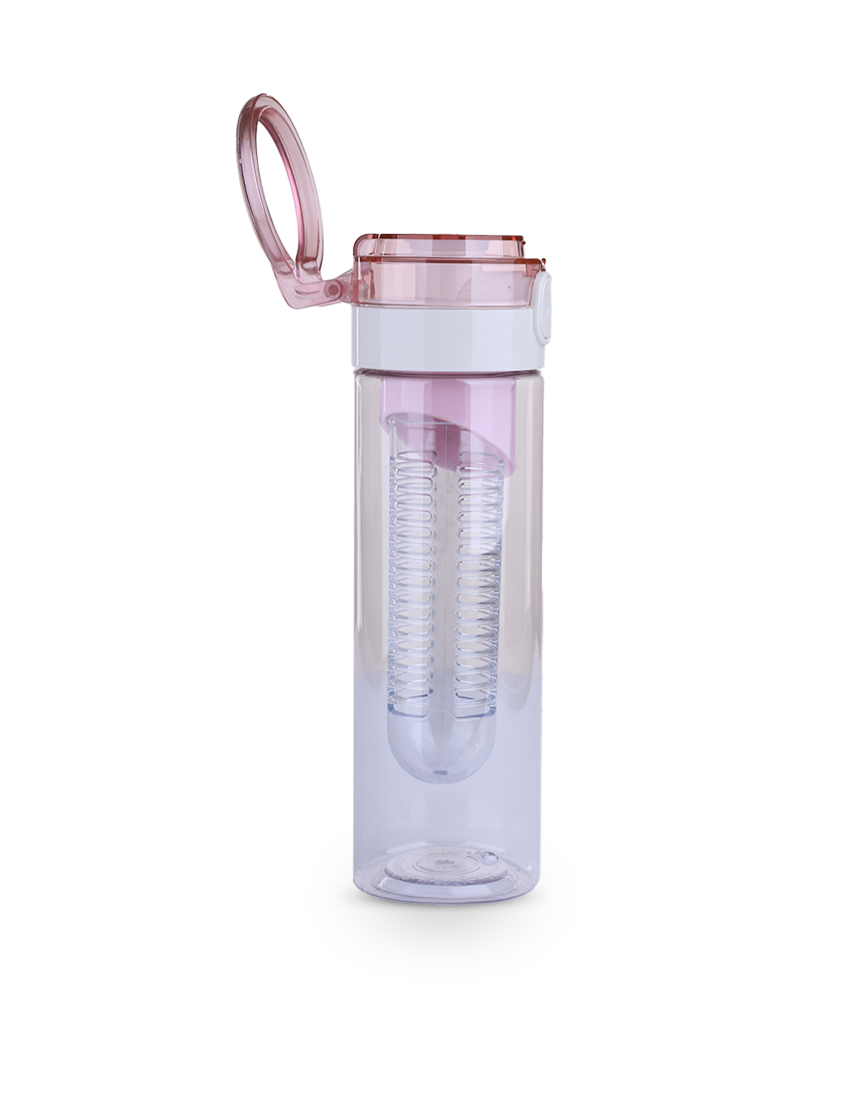 TRITAN BOTTLE - 750ml Transparent Water Bottle with Built-in Filter