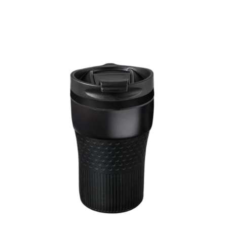 BAYAMO THERMO MUG Black - Premium 230ml Double Wall Thermal Mug with Customizable Grip