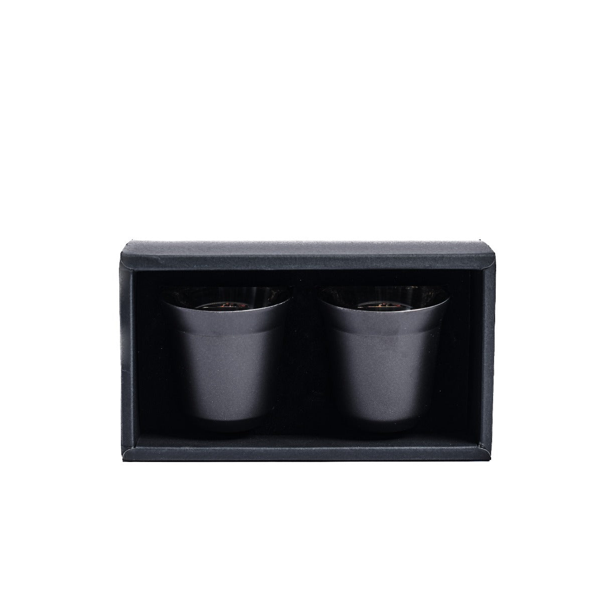 ESPRESSO SET - Premium 2-Piece Double Wall Stainless Steel Espresso Cups