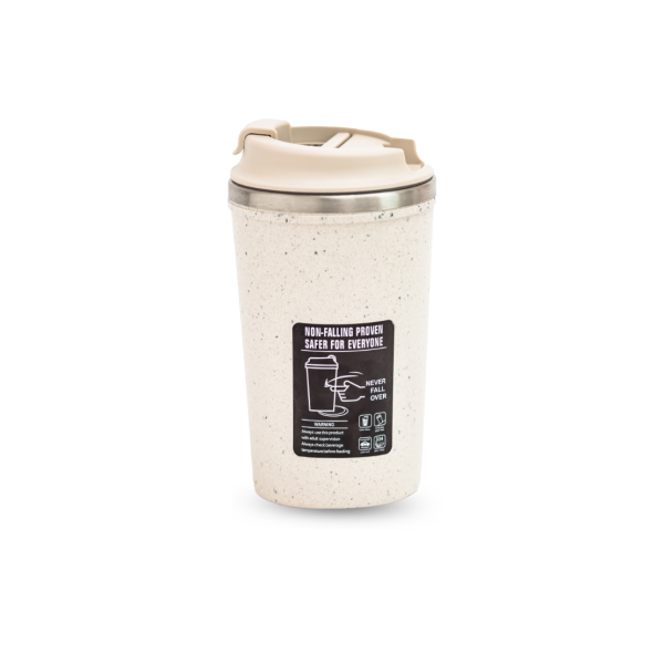 COFI MUG - 350ml Eco-Friendly Double Wall Suction Mug