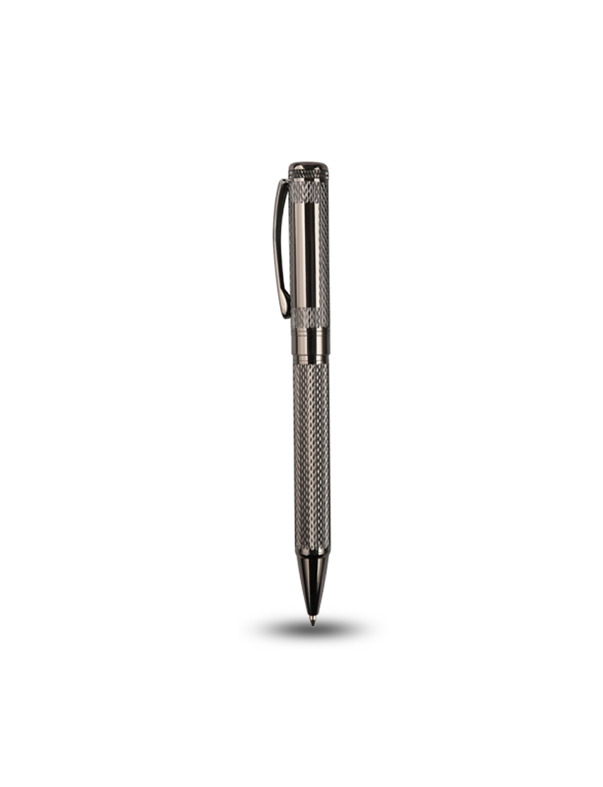 GLAMOUR PEN - Elegant Brass Ballpoint Pen with Intricate Carved Designs