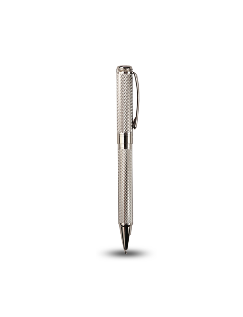 GLAMOUR PEN - Elegant Brass Ballpoint Pen with Intricate Carved Designs