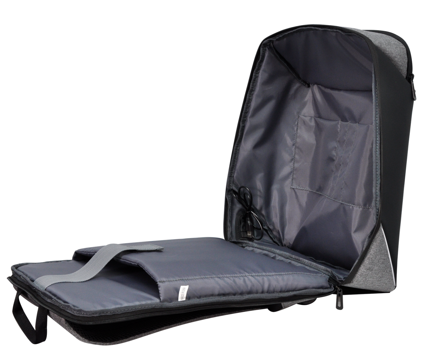 MODISH BACKPACK | Ergonomic Business Backpack with USB Charging and Reflective Safety Features