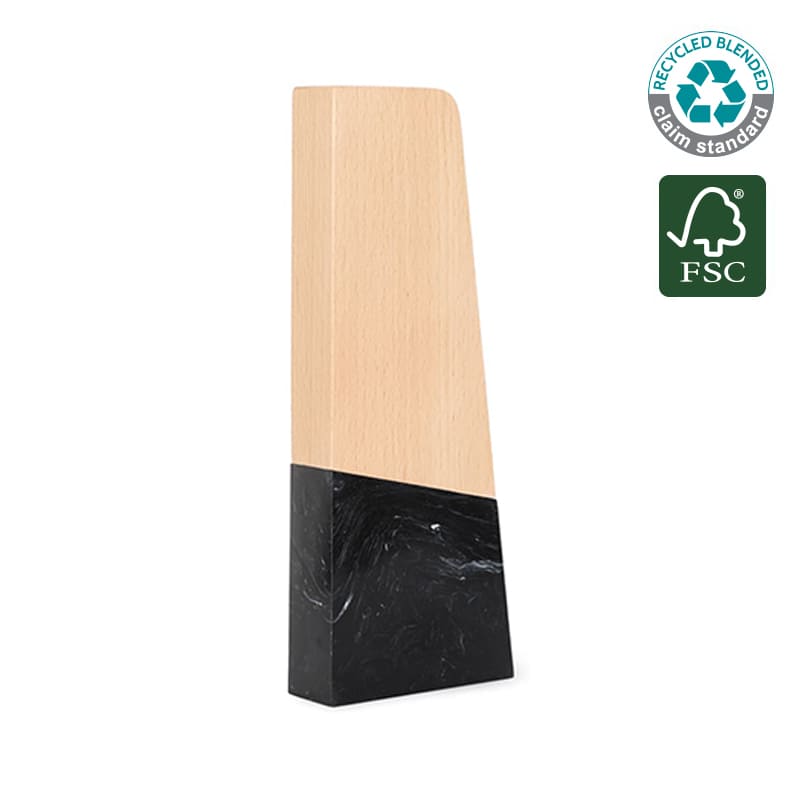 Waste-to-Wins® Recycled Award - Black Swirl