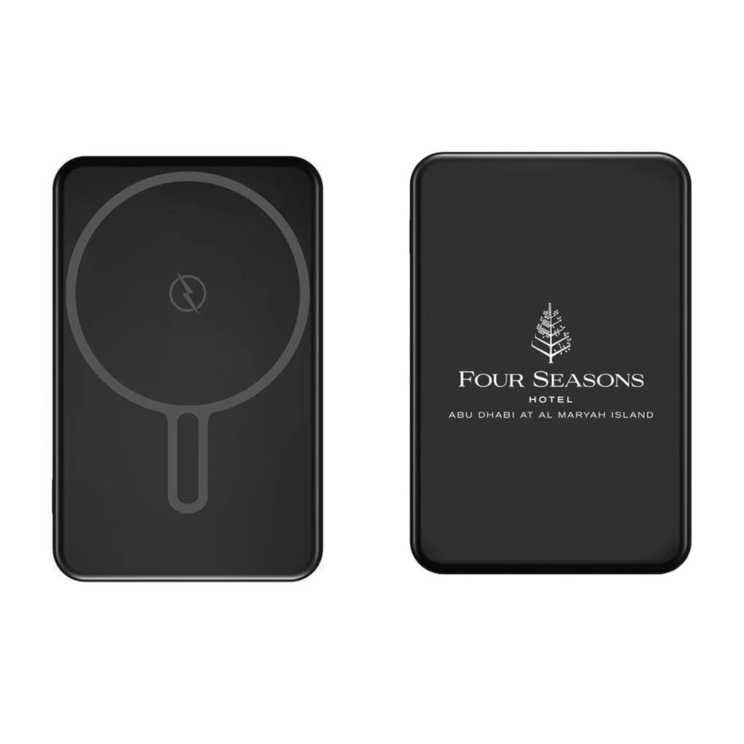 10,000 mAh Magnetic Wireless Powerbank in Gift Box - Black-