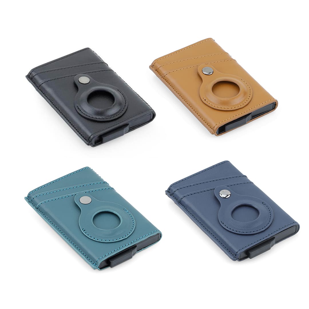 TROMSI - Santhome® PU Card Holder with Santhome Tag pocket - Tan