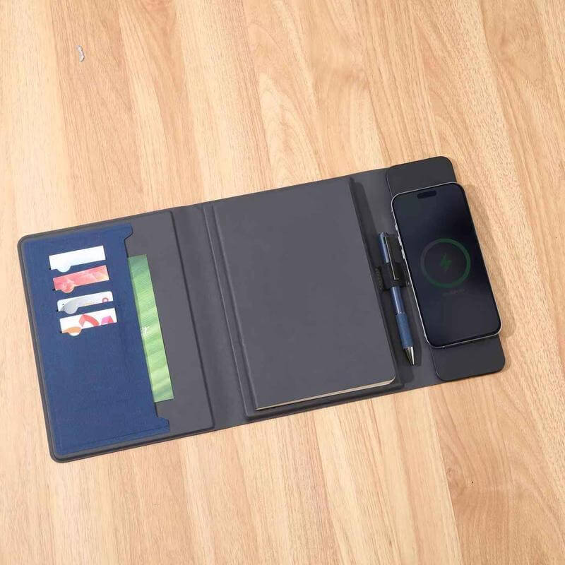 10000mAh Mag Wireless Powerbank Portfolio - Navy