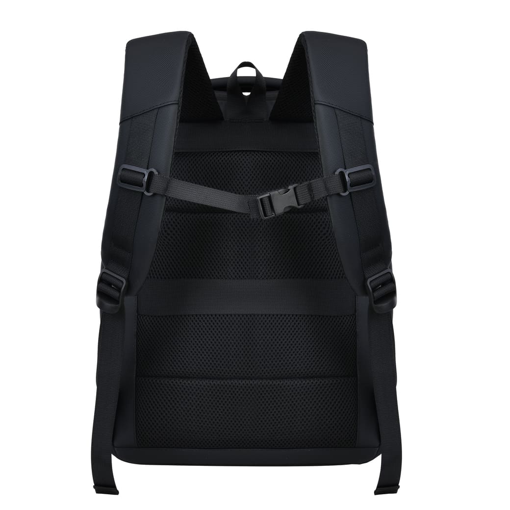 TURISMO - Santhome Expandable 17" Business Backpack - Black