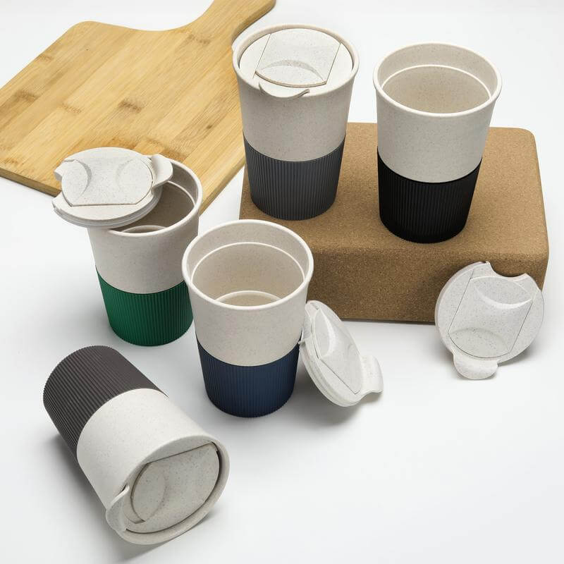 MALTA - Reusable Wheatstraw Cup 350ml - Grey