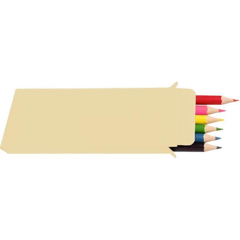 ROCA - Giftology Set of Color Pencils & Crayons in Lemongrass Paper Box