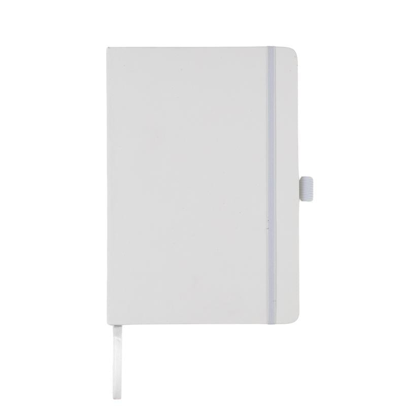 KOKSI - Giftology Set of Double Walled Tumbler, A5 Notebook and Pen - White