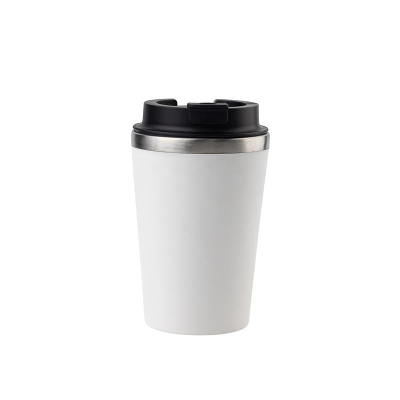 KOKSI - Giftology Set of Double Walled Tumbler, A5 Notebook and Pen - White
