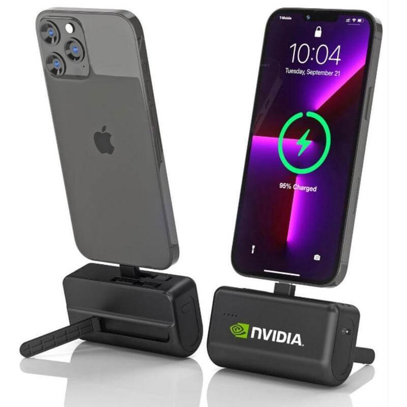 4500mAh Mini Powerbank with Inbuilt Cable and Phone Stand memorii®