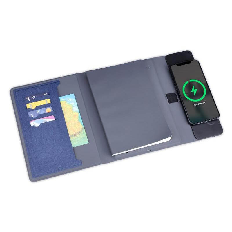 10000mAh Mag Wireless Powerbank Portfolio - Navy