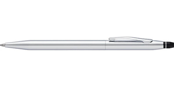 Cross Click™ Chrome with Chrome Appointments Ballpoint Pen (Blue Ink)