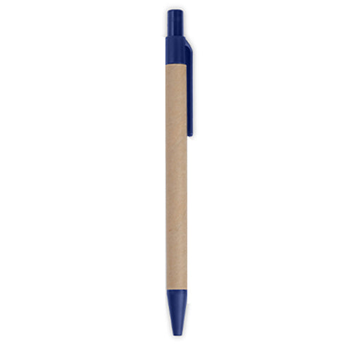 HASSA - eco-neutral A6 Notepad & Pen Set with Sticky Note - Navy Blue