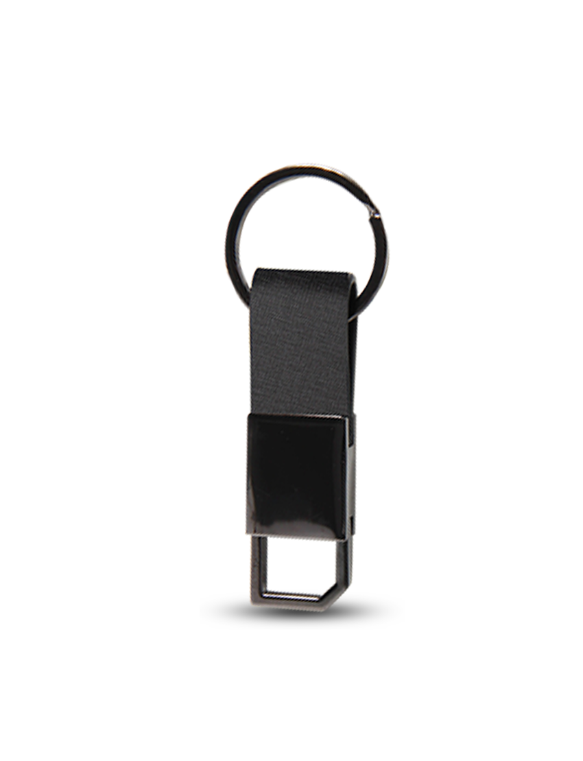 KEYHOLD - Stylish PU and Gunblack Metal Keyholder with Secure Locking System
