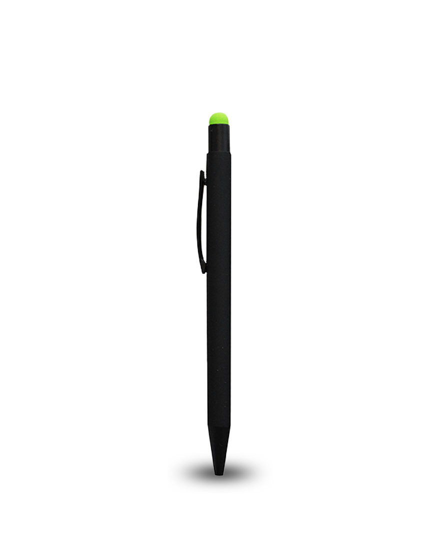 LONY PEN - Stylish Aluminum Push Pen with Rubber Coating and Touch Stylus