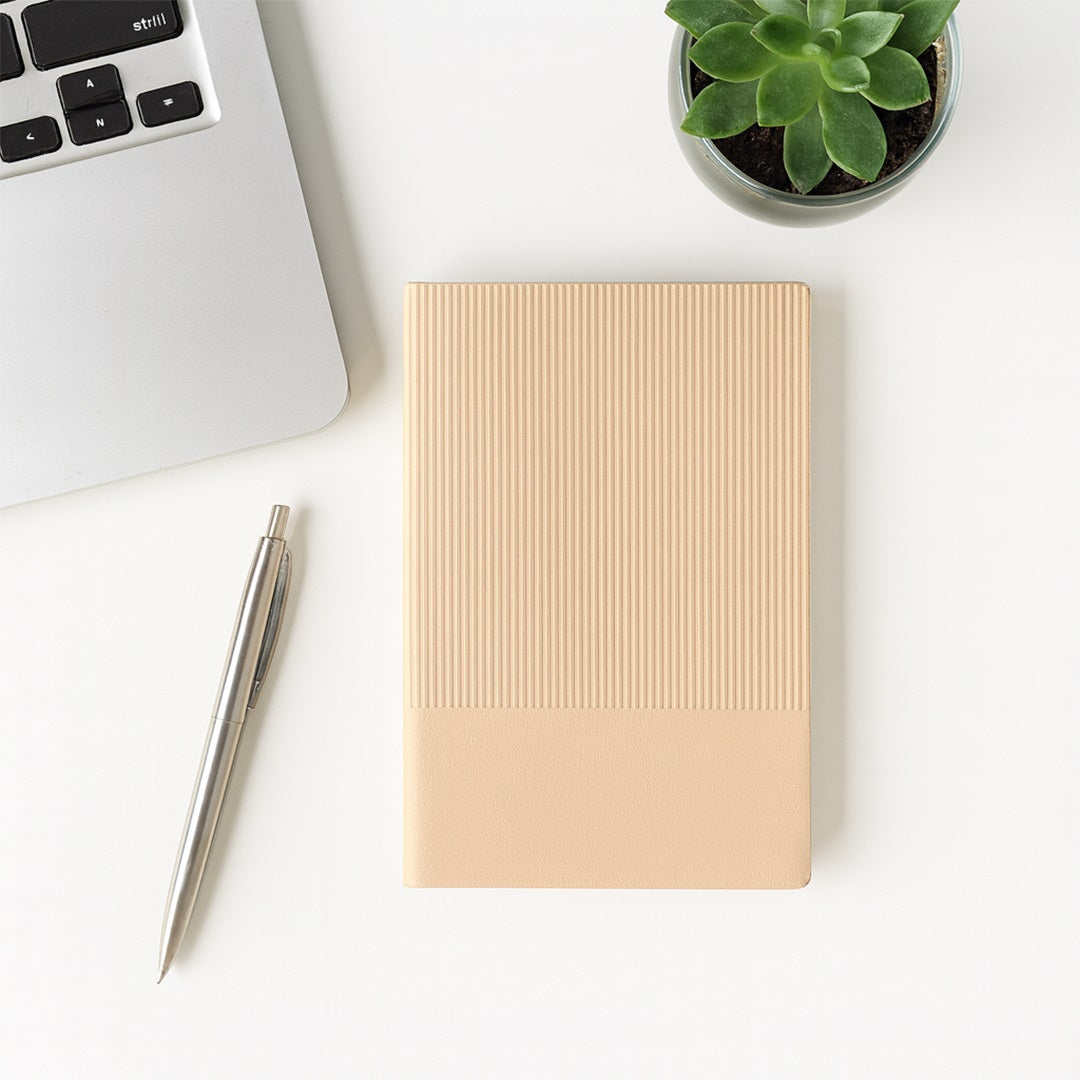 A6 AGENDA – Compact PU Leather Notebook with 120 High-Quality Sheets for Notes, Writing & Journaling