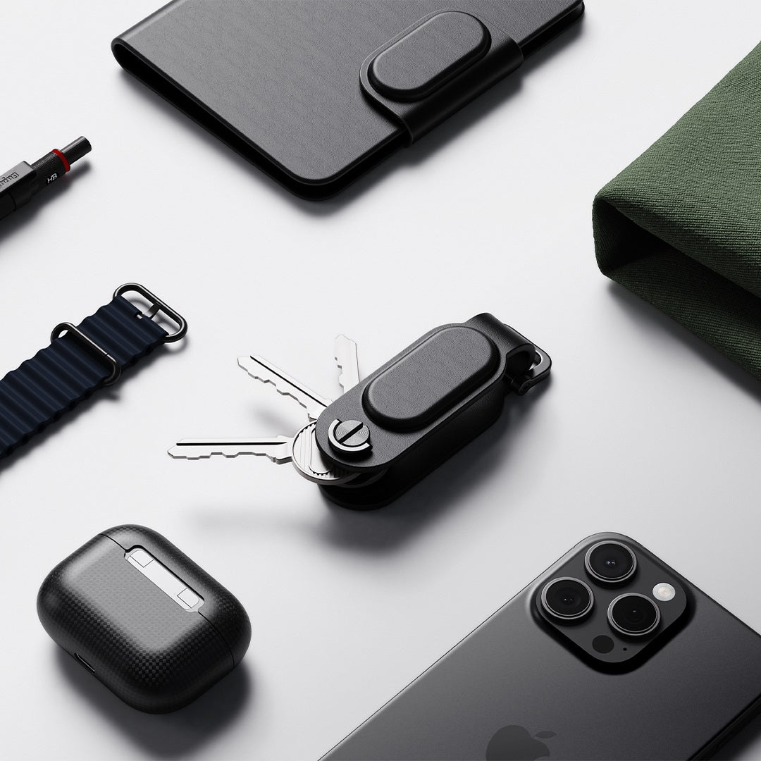 FINDY KEY – Compact Stylish Key Organizer with Dual Findy Integration for Apple Find My & Google Find Hub