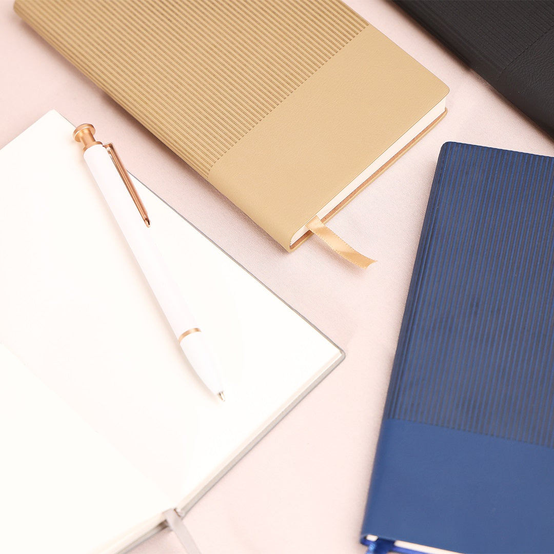 A5 AGENDA – Stylish PU Leather Notebook with 100 High-Quality Sheets for Meetings, Journaling & Everyday Use