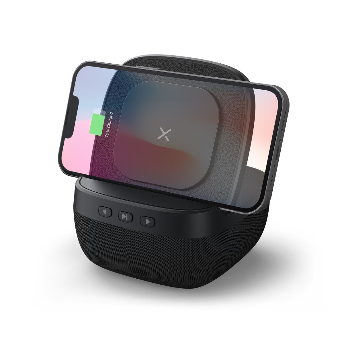 BOOM SOUND - Powerful 5W Speaker with 15W Wireless Charger and Light-Up Logo
