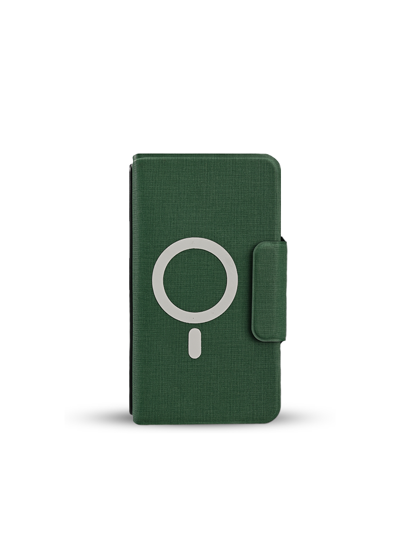 MAG-DAILY USE - Stylish Wallet with Built-in 5000mAh Power Bank and Organizer