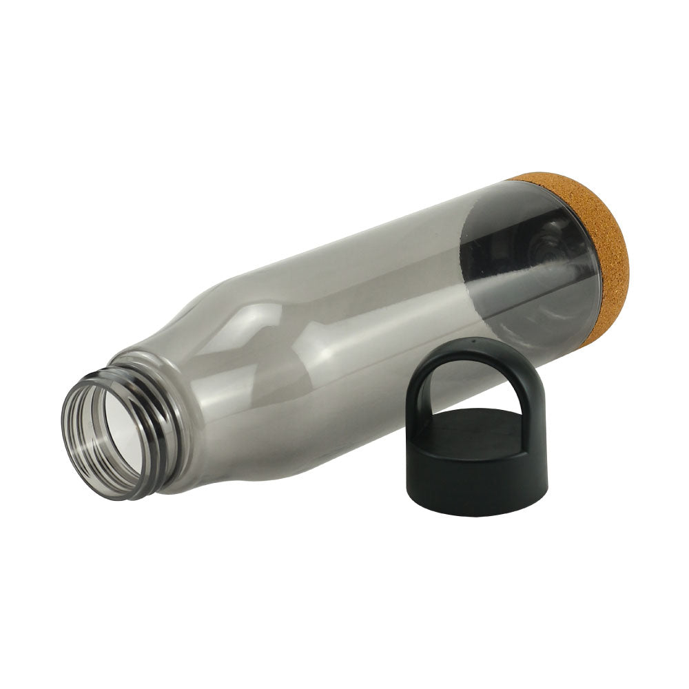 rPET Bottles with Cork Base, Twist-off Lid, Handle 720ml