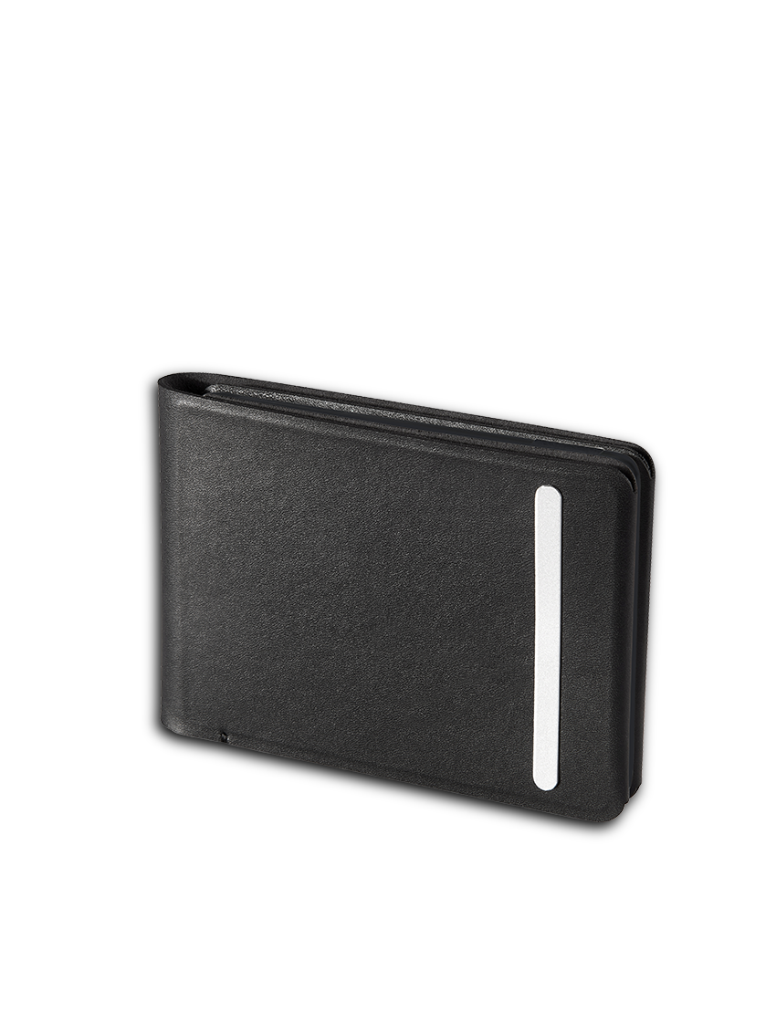 RFID ALU WALLET - Sleek RFID Safe Wallet with Elegant Aluminum Strip Design