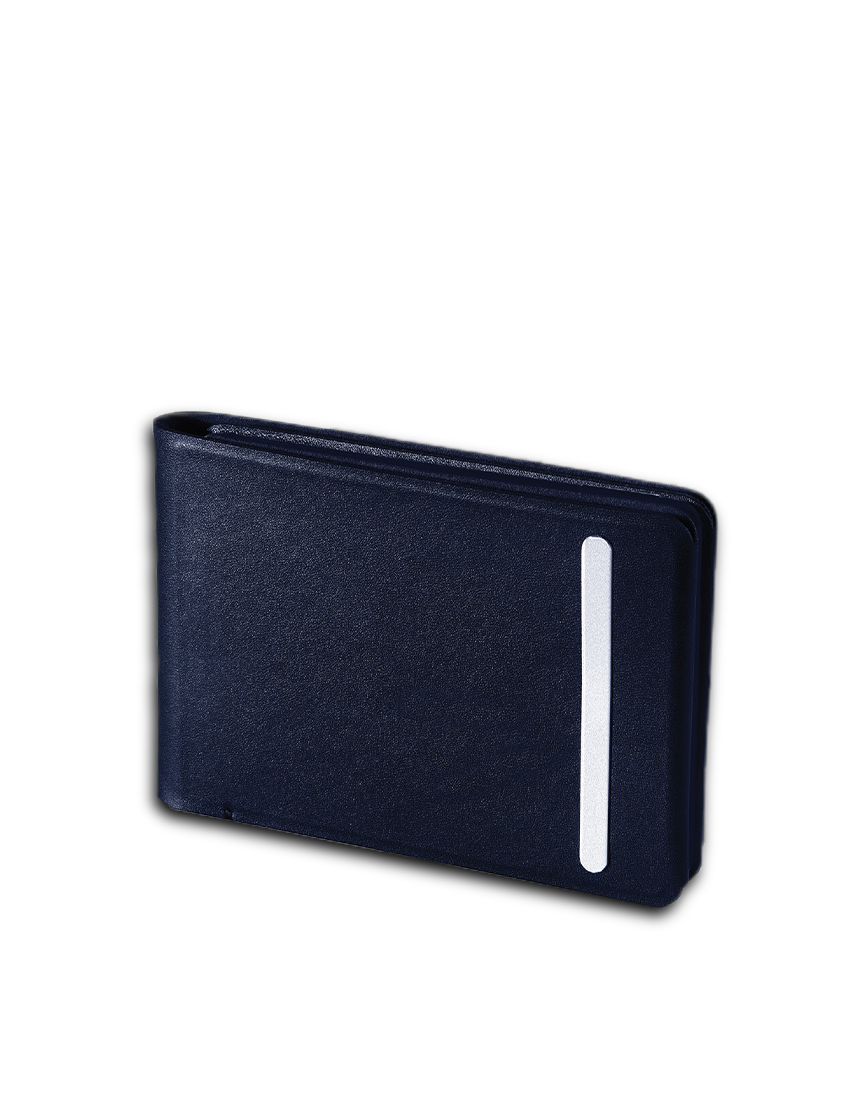RFID ALU WALLET - Sleek RFID Safe Wallet with Elegant Aluminum Strip Design