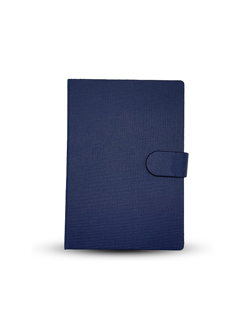 STATIONOTEBOOK - Stylish Stationery Notebook with Magnet Closure and Sticky Notes