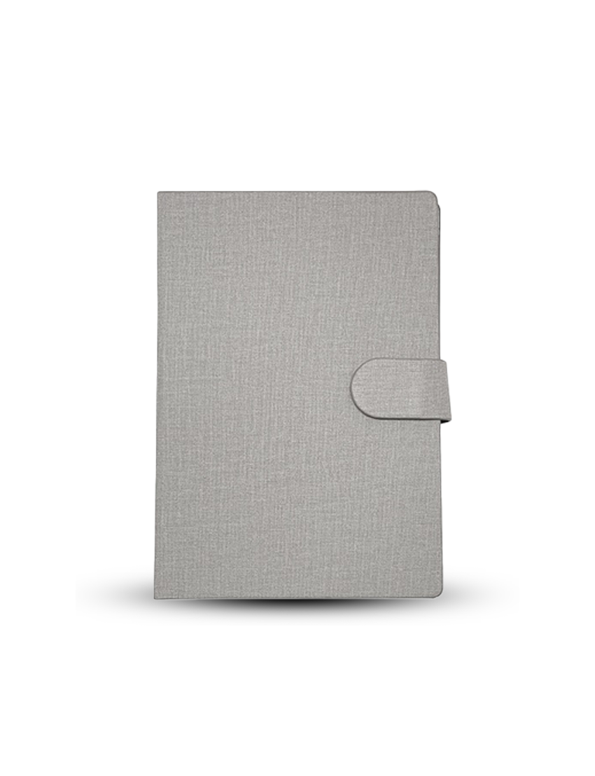 STATIONOTEBOOK - Stylish Stationery Notebook with Magnet Closure and Sticky Notes