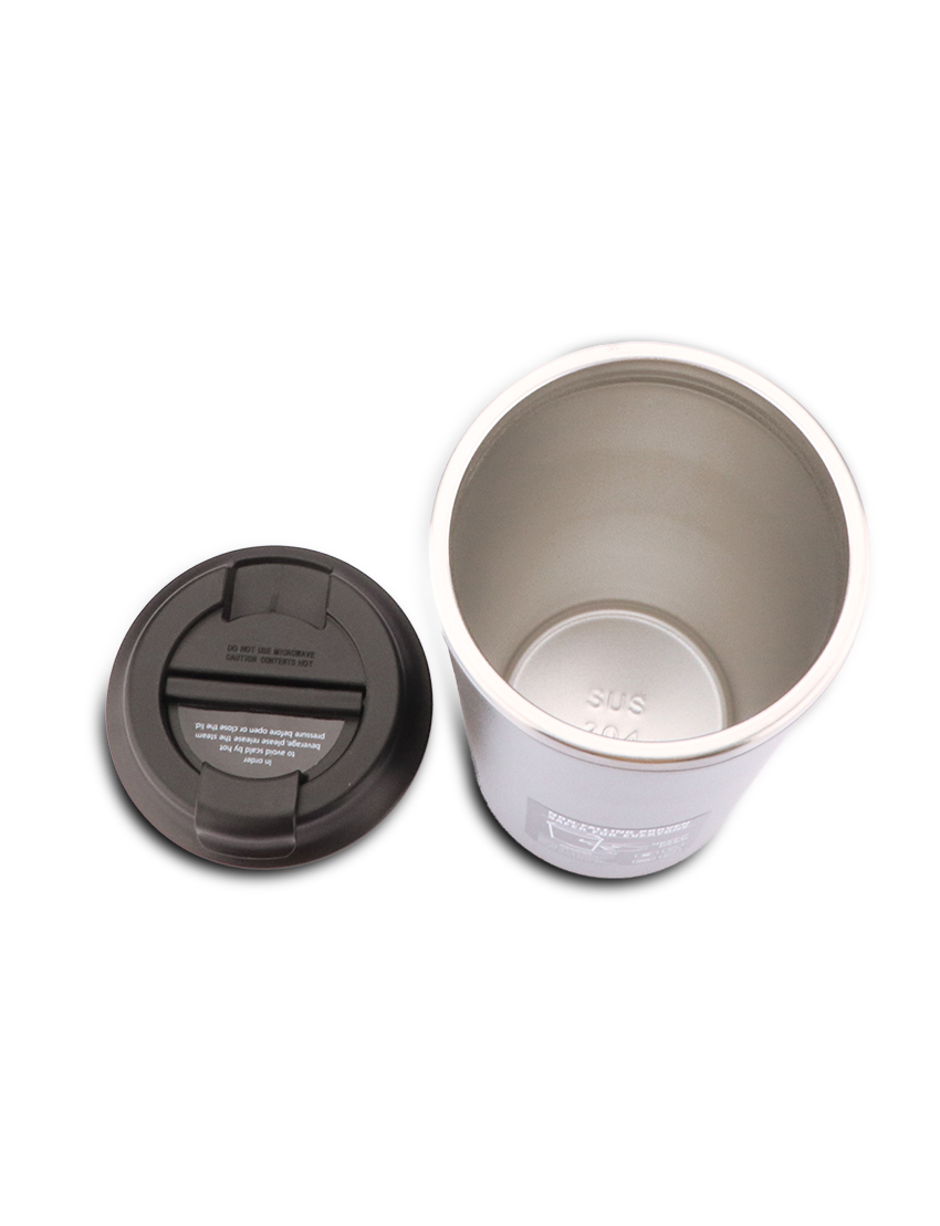 TALL SUCTION MUG - 500ml Double Wall Leak-Proof Mug for Hot and Cold Beverages